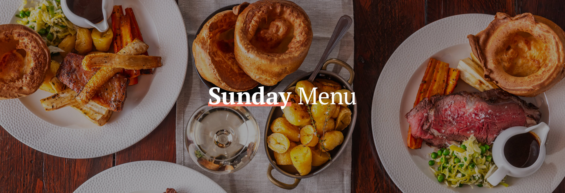 Sunday Menu at The Junction